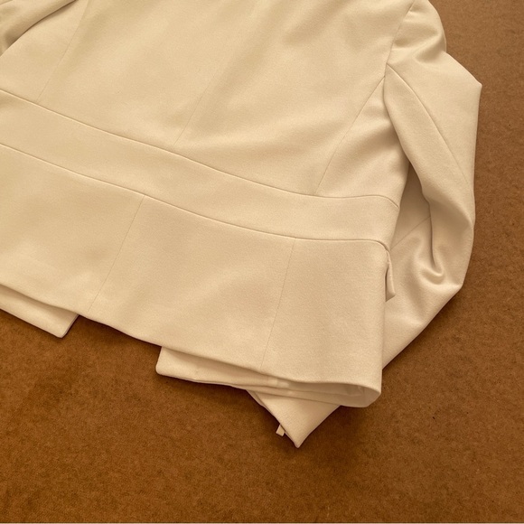 Zara Basic Collection White Business Casual Blazer Suit Jacket Size Small - Picture 10 of 10